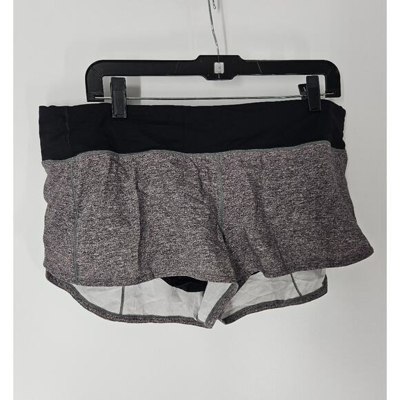 Lululemon Heather Lux Multi Black 2.5" Speed Up Short 12 - Picture 4 of 12
